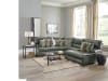 Como 4 Piece Manual Reclining Chaise Sectional in Steel Leather by Catnapper - 436-4C-S - Image 2 of 0