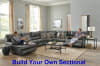 Como Build Your Own Reclining Sectional in Steel Leather by Catnapper - 436-BYO-S - Image 1 of 0