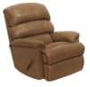 Bentley Chaise Rocker Recliner in Mushroom Leather Upholstery by Catnapper - 4404-2-M - Image 1 of 0