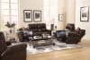 Torretta 2 Piece Power Lay Flat Reclining Set in Chocolate Leather by Catnapper - 457-SET-CH - Image 1 of 0