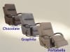 Niles Swivel Glider Recliner in Chocolate Fabric by Catnapper - 4703-CH - Image 4 of 0