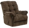 Nettles Chaise Rocker Recliner with Deluxe Heat and Massage in Umber Fabric by Catnapper - 4737-2-U - Image 3 of 0