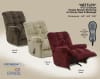 Nettles Chaise Rocker Recliner with Deluxe Heat and Massage in Umber Fabric by Catnapper - 4737-2-U - Image 4 of 0