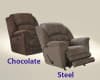 Rialto Chaise Rocker Recliner with X-tra Comfort Footrest in Chocolate Fabric by Catnapper - 47752-CH - Image 5 of 0