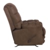 Machado Chaise Rocker Recliner with Oversized X-tra Comfort Footrest in Chocolate Fabric by Catnapper - 4792-2-CH - Image 4 of 0