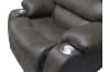Tucker Power Lift Recliner with Heat and Massage in Steel Fabric by Catnapper - 4816 - Image 4 of 0