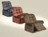 Omni Power Lift Full Lay-Out Chaise Recliner in Truffle Chenille by Catnapper - 4827-T - Image 4 of 0