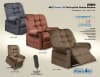 Omni Power Lift Full Lay-Out Chaise Recliner in Truffle Chenille by Catnapper - 4827-T - Image 5 of 0