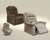 Invincible Power Lift Full Lay-Out Chaise Recliner in Java LiveSmart Performance Fabric by Catnapper - 4832-C - Image 4 of 0