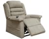 Invincible Power Lift Full Lay-Out Chaise Recliner in Bamboo LiveSmart Performance Fabric by Catnapper - 4832-CB - Image 2 of 0