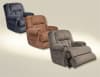 Burns Power Lift Full Lay Flat Recliner with Dual Motor in Midnight Fabric by Catnapper - 4847-E - Image 4 of 0