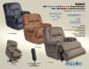 Burns Power Lift Full Lay Flat Recliner with Dual Motor in Midnight Fabric by Catnapper - 4847-E - Image 5 of 0