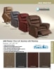 Preston "Pow'r Lift" Pillow Top Recliner in Berry Fabric by Catnapper - 4850-B - Image 4 of 0