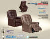 Ramsey Power Lift Lay Flat Recliner with Heat & Massage in Silt Fabric by Catnapper - 4857-ST - Image 4 of 0