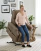 Brett Power Lift Lay Flat Recliner in Coffee Fabric by Catnapper - 4899 - Image 1 of 0
