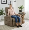 Brett Power Lift Lay Flat Recliner in Coffee Fabric by Catnapper - 4899 - Image 2 of 0
