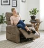 Brett Power Lift Lay Flat Recliner in Coffee Fabric by Catnapper - 4899 - Image 4 of 0
