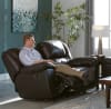 Transformer II 2 Piece Reclining Set in Chocolate Leather by Catnapper - 491-CH - Image 5 of 0