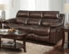 Positano 2 Piece Reclining Set in Cocoa Leather by Catnapper - 499-SET - Image 4 of 0