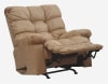Magnum Heat/Massage Chaise Rocker Recliner in Saddle Fabric by Catnapper - 54689-2-SD - Image 3 of 0