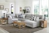 Rockport 3 Piece Chaise Power Reclining Sectional in Grey Chenille Fabric by Catnapper - 6150-03 - Image 2 of 0