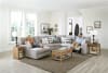 Rockport 4 Piece Chaise Power Reclining Sectional in Grey Chenille Fabric by Catnapper - 6150-04 - Image 3 of 0