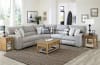 Rockport 4 Piece Power Reclining Sectional in Grey Chenille Fabric by Catnapper - 6150-4 - Image 2 of 0