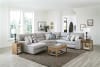 Rockport 4 Piece Chaise Power Reclining Sectional in Grey Chenille Fabric by Catnapper - 6150-LCH4 - Image 2 of 0