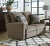 Calvin Power Reclining Loveseat in Otter Fabric by Catnapper - 61632-O - Image 1 of 0