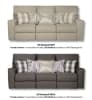 Searsport 2 Piece Power Headrest Reclining Sofa Set in Buff Chenille Fabric by Catnapper - 6180-SET-B - Image 5 of 0