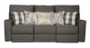 Searsport 2 Piece Power Headrest Reclining Sofa Set in Metal Chenille Fabric by Catnapper - 6180-SET-M - Image 4 of 0