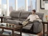 Trent 2 Piece Power Reclining Sofa Set in Charcoal Color Fabric by Catnapper - 6192-SET - Image 4 of 0