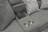 Sydney 3 Piece Chaise Power Reclining Sectional in Nature Grey Fabric by Catnapper - 6206-03P - Image 5 of 0
