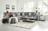 Sydney 3 Piece Chaise Power Reclining Sectional in Nature Grey Fabric by Catnapper - 6206-03 - Image 4 of 0