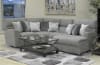 Sydney 4 Piece Chaise Power Reclining Sectional in Nature Grey Fabric by Catnapper - 6206-4C - Image 1 of 0
