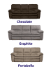 Reyes Power Lay Flat Reclining Sofa in Portabella Fabric by Catnapper - 62401-P - Image 3 of 0