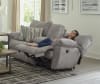 Sadler Power Lay Flat Reclining Console Loveseat in Mica Color Fabric by Catnapper - 62419-M - Image 1 of 0