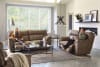 Hollins Power Wall Hugger Recliner in Coffee Fabric by Catnapper - 62650-4 - Image 2 of 0