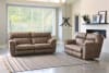 Hollins Power Wall Hugger Recliner in Coffee Fabric by Catnapper - 62650-4 - Image 4 of 0
