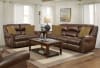 Pickett 2 Piece Power Headrest Power Reclining Sofa Set in Walnut Fabric by Catnapper - 6313-SET - Image 1 of 0