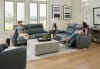Nico Power Headrest Wall Hugger Recliner in Twilight Fabric by Catnapper - 63500-4-T - Image 4 of 0