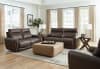 Nico Power Headrest Wall Hugger Recliner in Walnut Fabric by Catnapper - 63500-4-W - Image 3 of 0