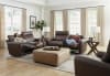 Nico Power Headrest Wall Hugger Recliner in Walnut Fabric by Catnapper - 63500-4-W - Image 5 of 0