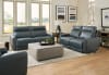 Nico Power Headrest Reclining Sofa in Twilight Fabric by Catnapper - 63501-T - Image 2 of 0