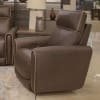 Nico Power Headrest Reclining Loveseat in Walnut Fabric by Catnapper - 63502 - Image 5 of 0