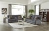 Ashland Power Lay Flat Reclining Console Loveseat in Granite Fabric by Catnapper - 63599-G - Image 2 of 0