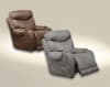 Recharger Power Headrest Power Lumbar Power Rocker Recliner with Heat and Massage in Charcoal Fabric by Catnapper - 64102-2-CL - Image 2 of 0