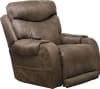 Recharger Power Headrest Power Lumbar Power Rocker Recliner with Heat and Massage in Charcoal Fabric by Catnapper - 64102-2-CL - Image 3 of 0
