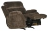 Refresher Power Headrest Power Lumbar Power Rocker Recliner with CR3 Heat and Massage in Mink Fabric by Catnapper - 64108-2-M - Image 4 of 0