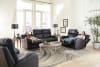 Angelo Power Headrest Power Lay Flat Reclining Loveseat in Black Leather by Catnapper - 64462-B - Image 3 of 0